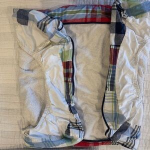 Pottery Barn Kids Madras Changing Pad Cover